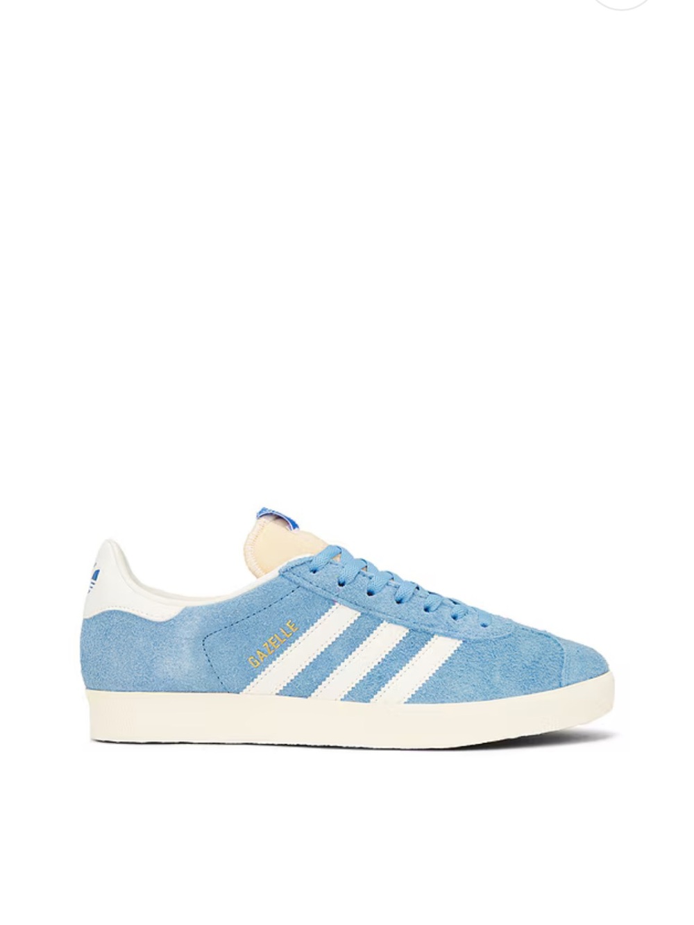 adidas Gazelle Light Blue White Suede Women's Sneakers
